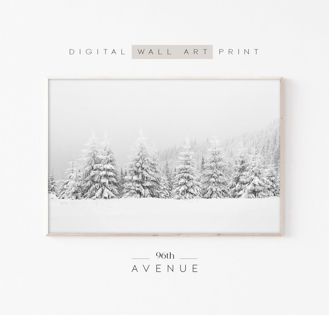 Winter Forest - Christmas Art