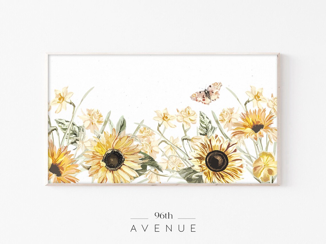 Spring Flowers Art Print, Floral Seasonal Decor