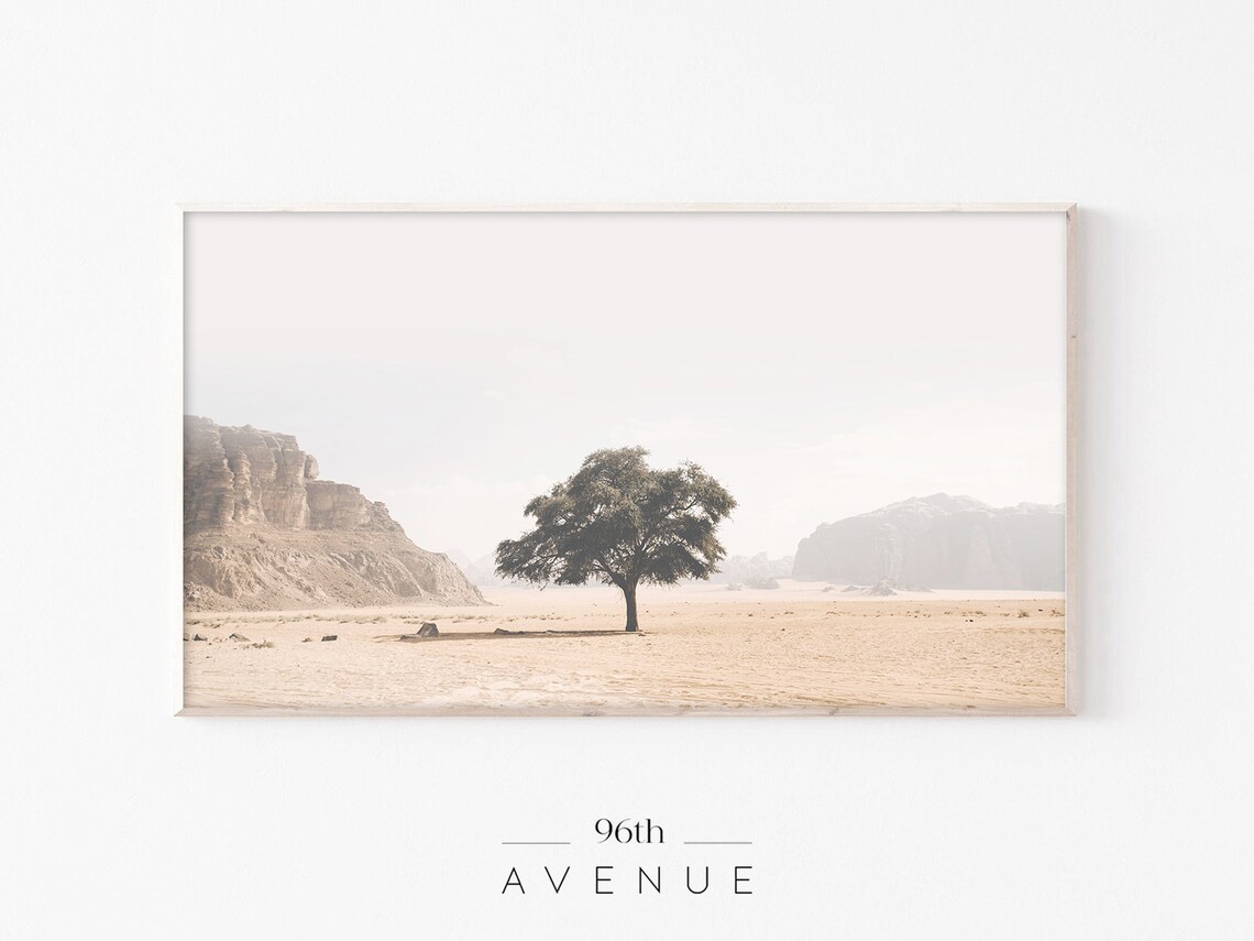 Desert Landscape Art Print, Mountain Landscape
