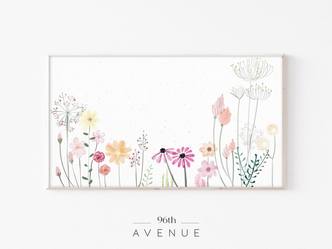 Spring Floral Art Print, Spring Flowers