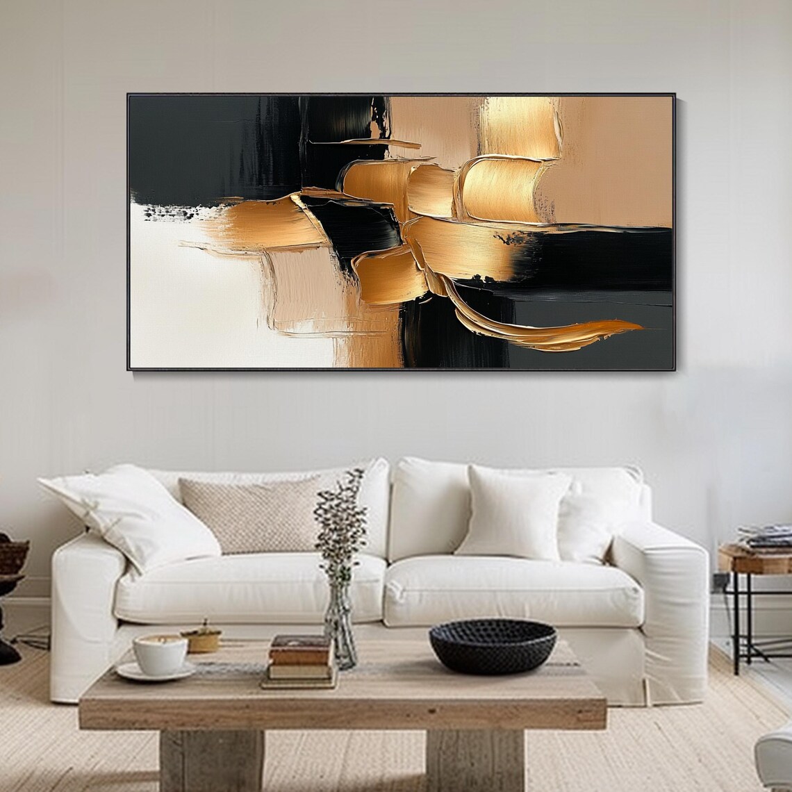 Abstract Knife Art, Modern 3D Texture Wall Art Print - Image 2
