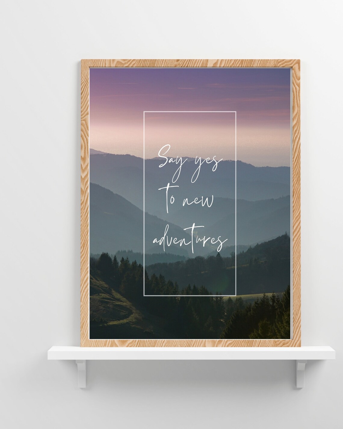 Affirmation Adventure, Minimalist Design Poster - Image 6