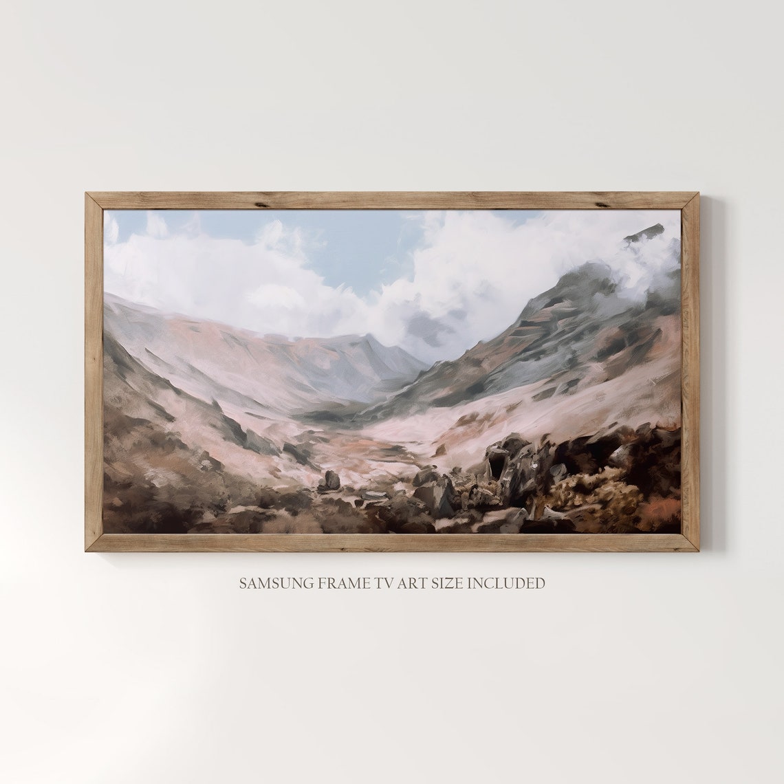 Haleakala National Park Vintage Oil Painting Hawaii Usa Instant 246 - Image 3