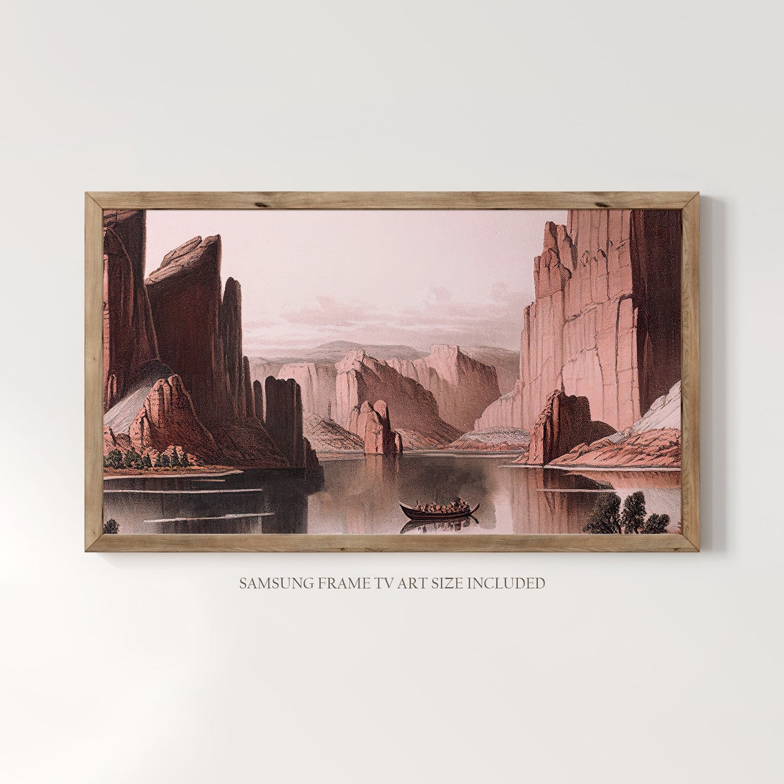 Glen Canyon National Recreation Area Vintage Oil Painting Utah Arizona Usa Instant 164 - Image 3