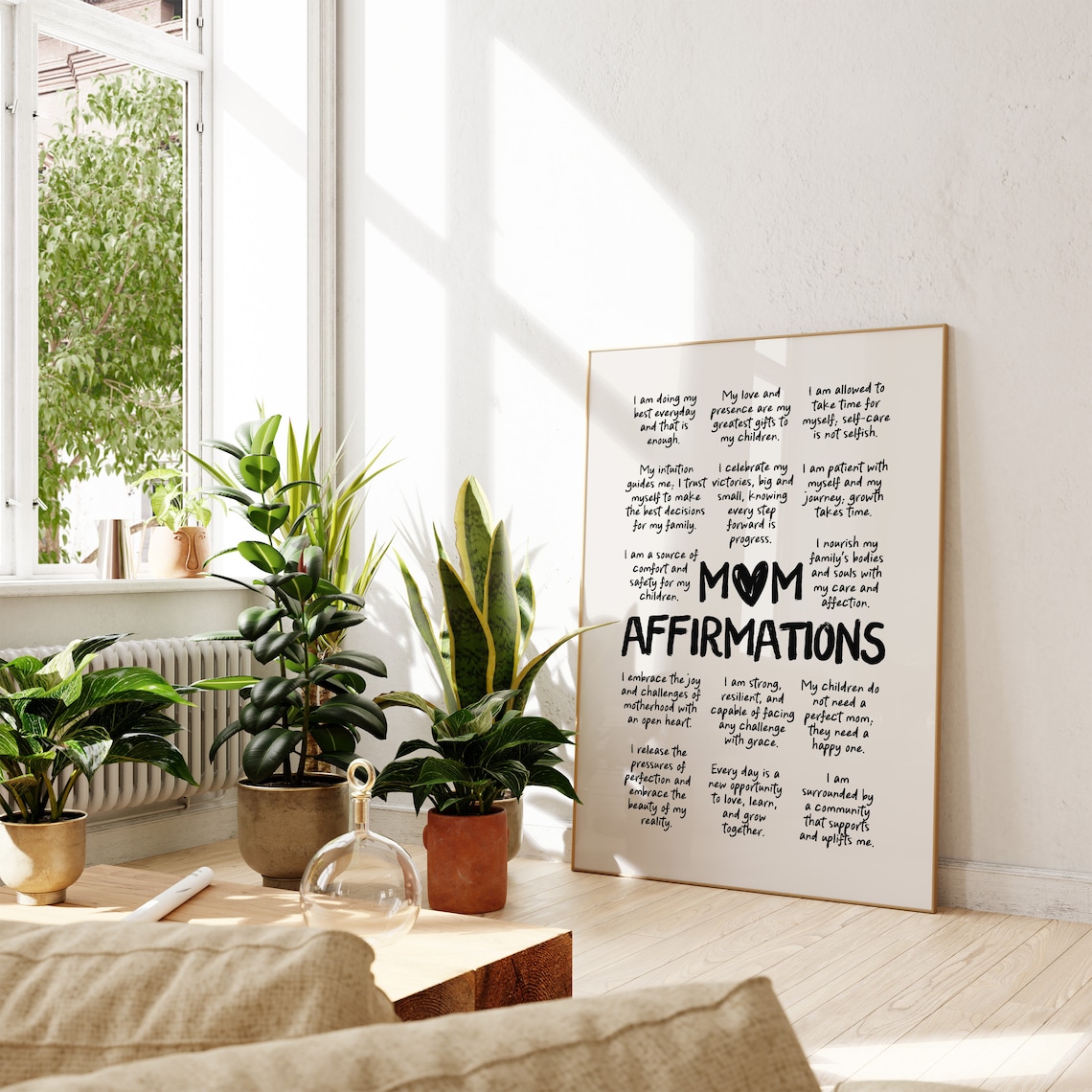 Mom Daily Affirmations Affirmation Poster, Gift for Moms - Image 4