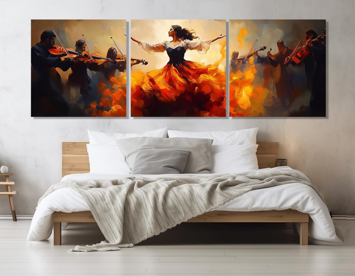Flamenco Latina Dancer Art Print, Dance Wall Decor - Image 4