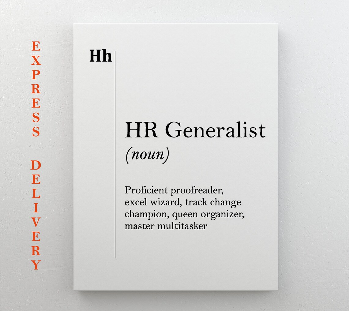 HR Generalist Definition, Human Resources Gift