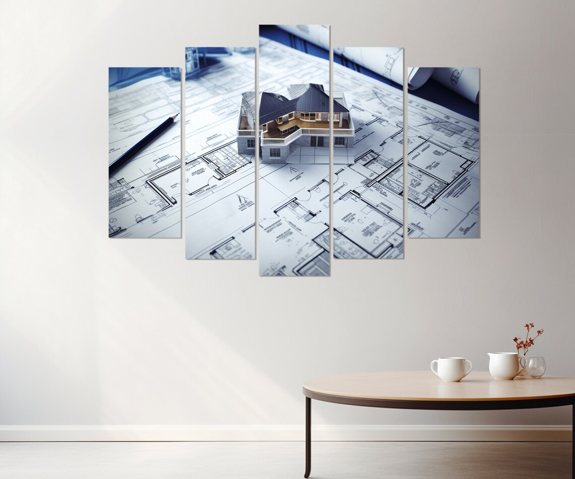 Architect Wall Art Architect Gift Architect Print Architect Wall Decor Framed And Ready To Hang - Image 3