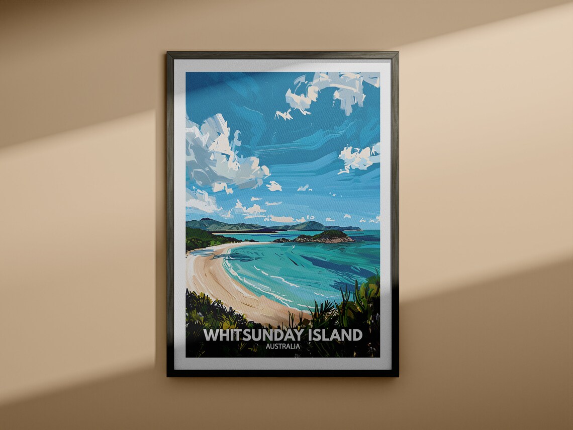 Whitsunday Island, Australia Travel Poster - Image 3