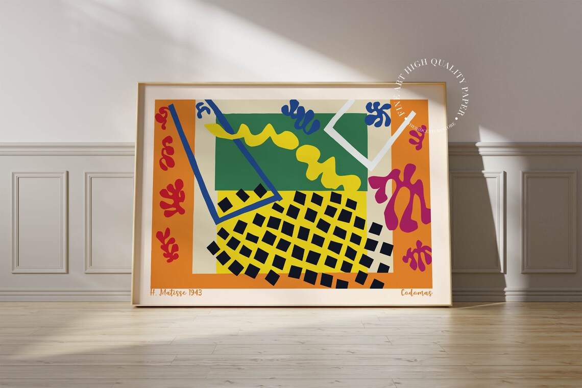 Henri Matisse Codomas, Mid-Century Modern Poster