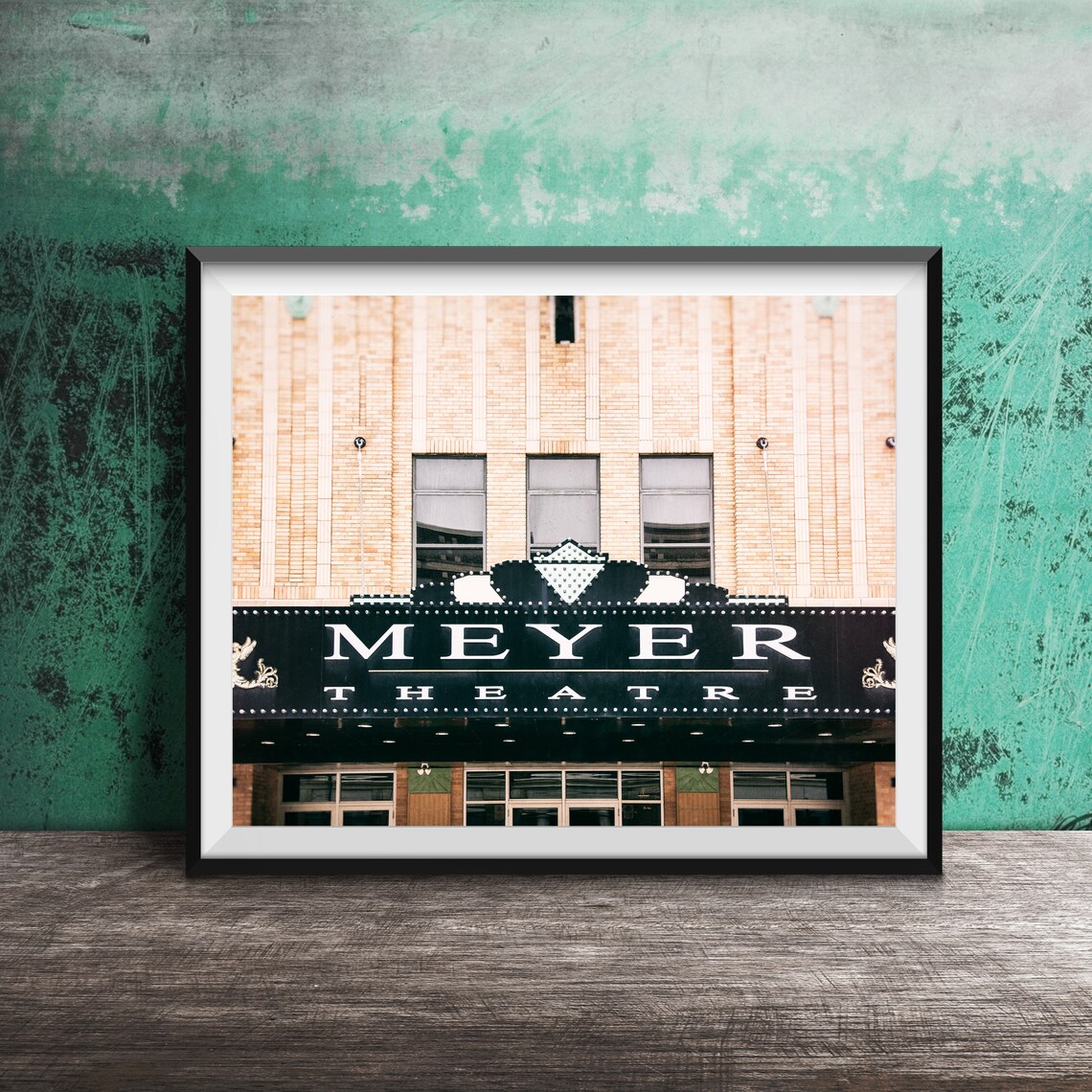 Meyer Theatre Marquee Green Bay Wisconsin Photography Poster