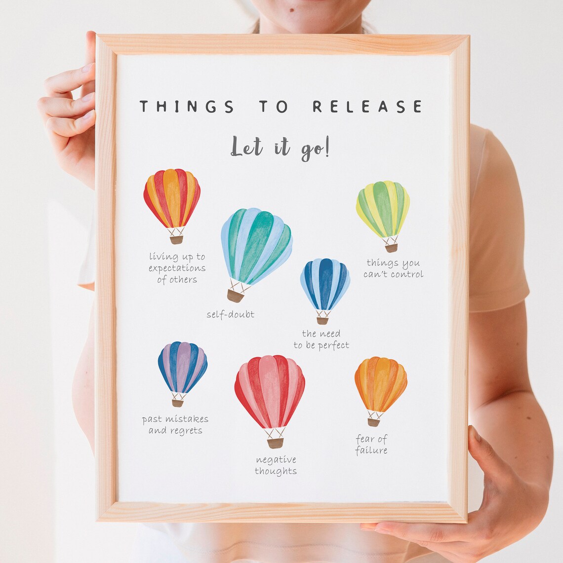 Things To Let Go Of Coping Skills Poster - Image 4