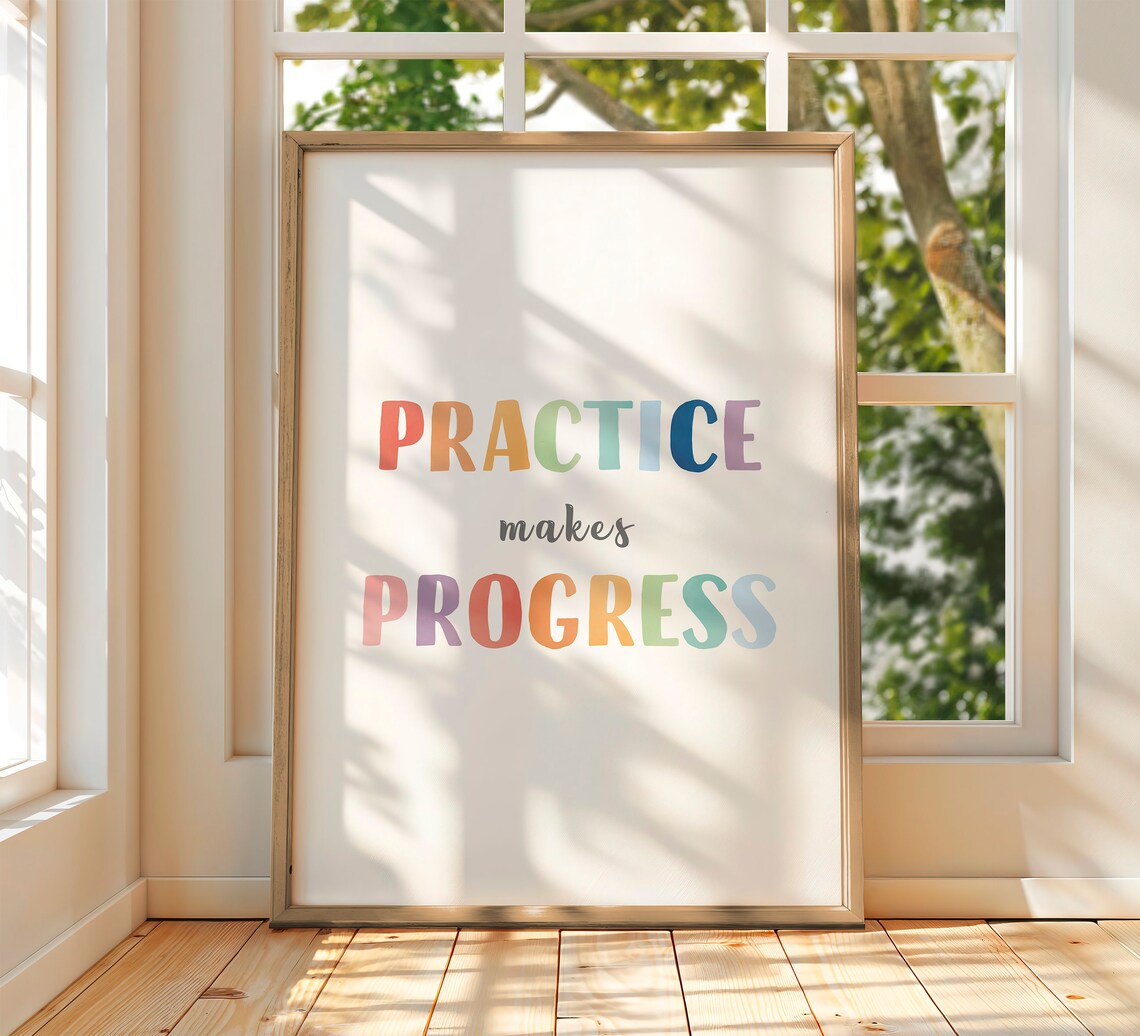 Music Class Poster, Rainbow Montessori Nursery Art Print - Image 3