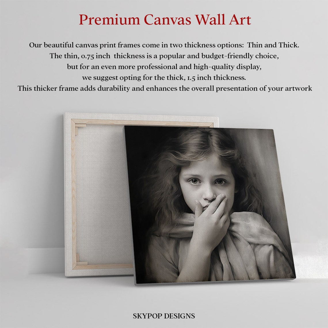 Bashful Vintage Sepia Girl Covering Mouth Funny Bathroom Art Poster - Image 4