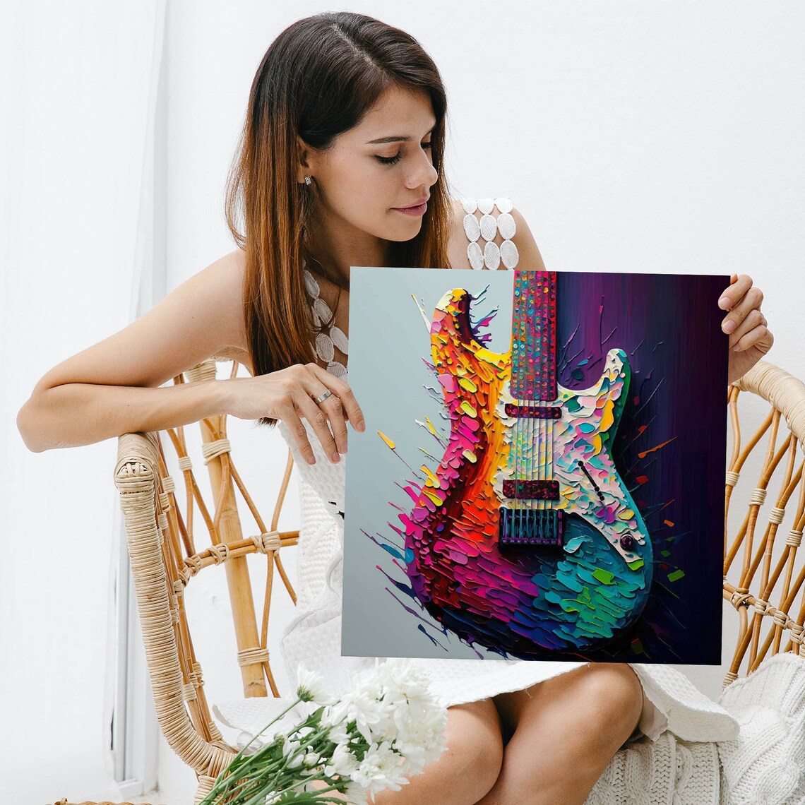 Guitar Music Wall Art, Music-Themed Poster Print - Image 3