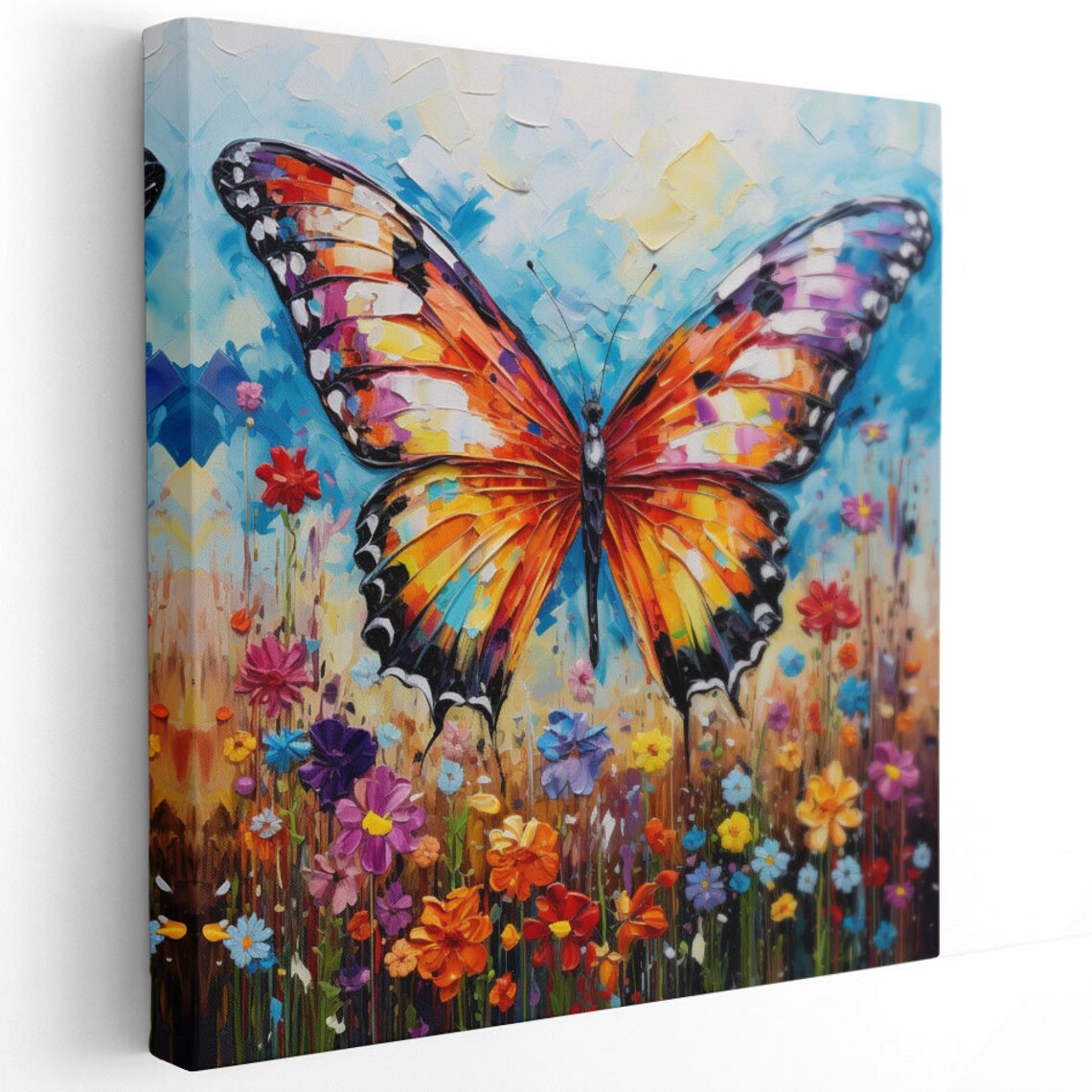 Butterfly Wall Art Poster, Modern Insect Home Decor - Image 2