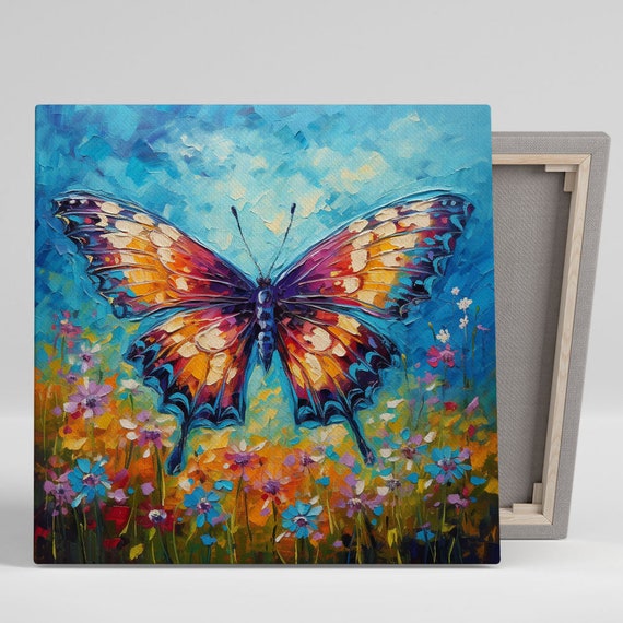 Butterfly Wall Art Or Poster Butterfly Wall Decor Butterfly Home Decor Living Room Decor Modern Decor Animal Decor Kids Decor