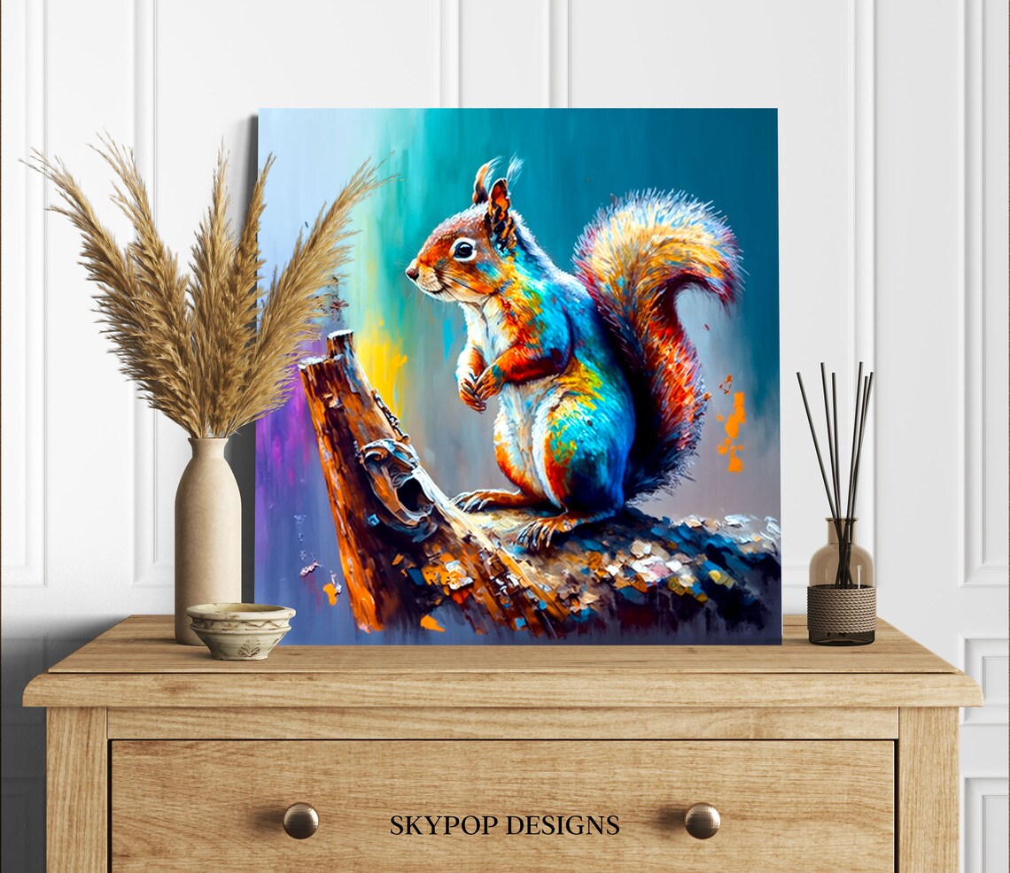 The Art Of The Squirrel, Animal Decor Art Print - Image 4