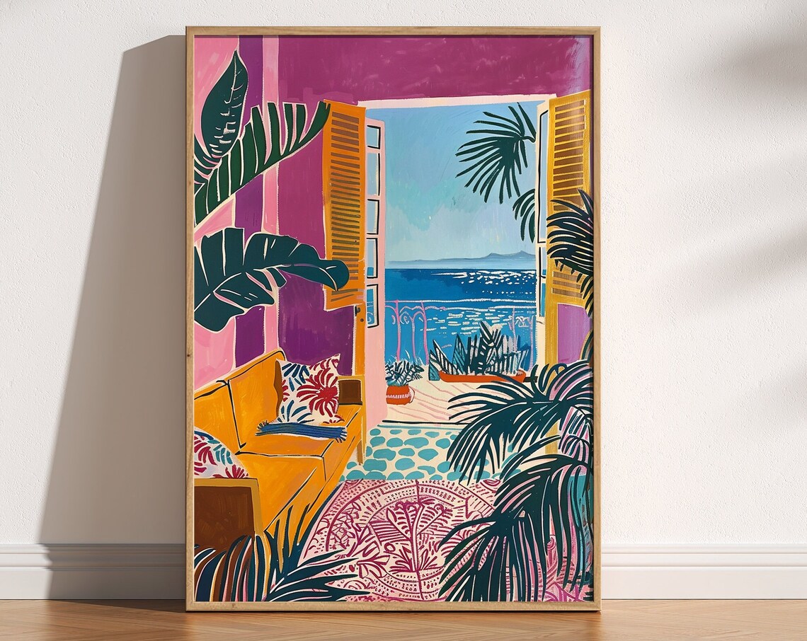 Henri Matisse Open Window, Fauvism Art Print