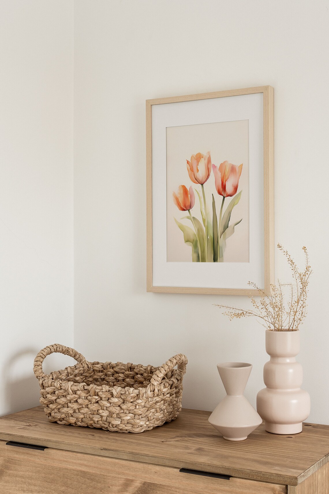 Tulip Painting Watercolor Art Print, Spring Flowers - Image 4