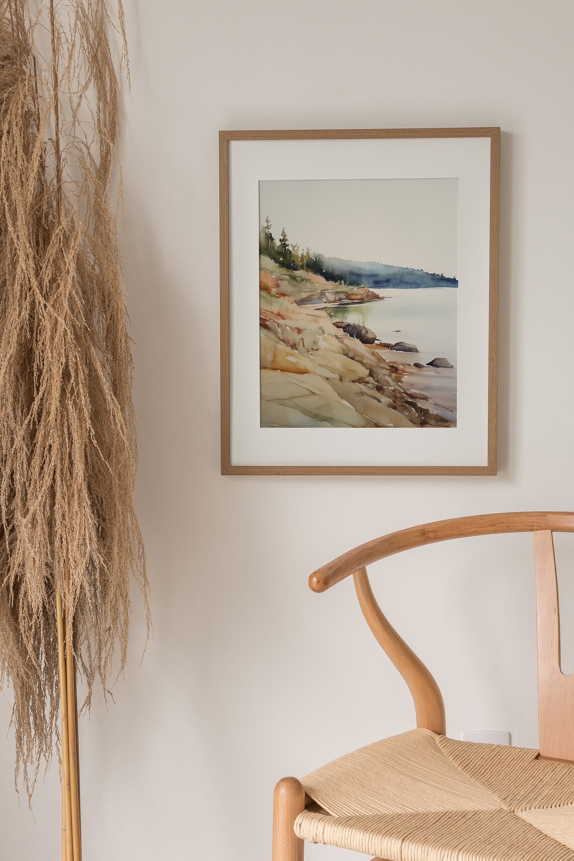 Lake Superior Watercolor Painting, Great Lakes Art Print - Image 2