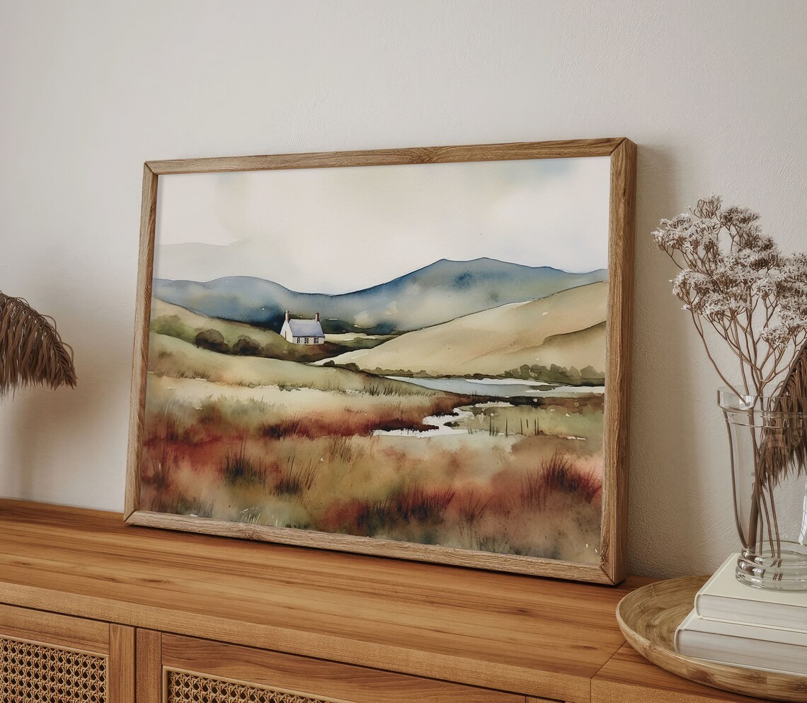 Killarney National Park Watercolor Art Print, Ireland - Image 3