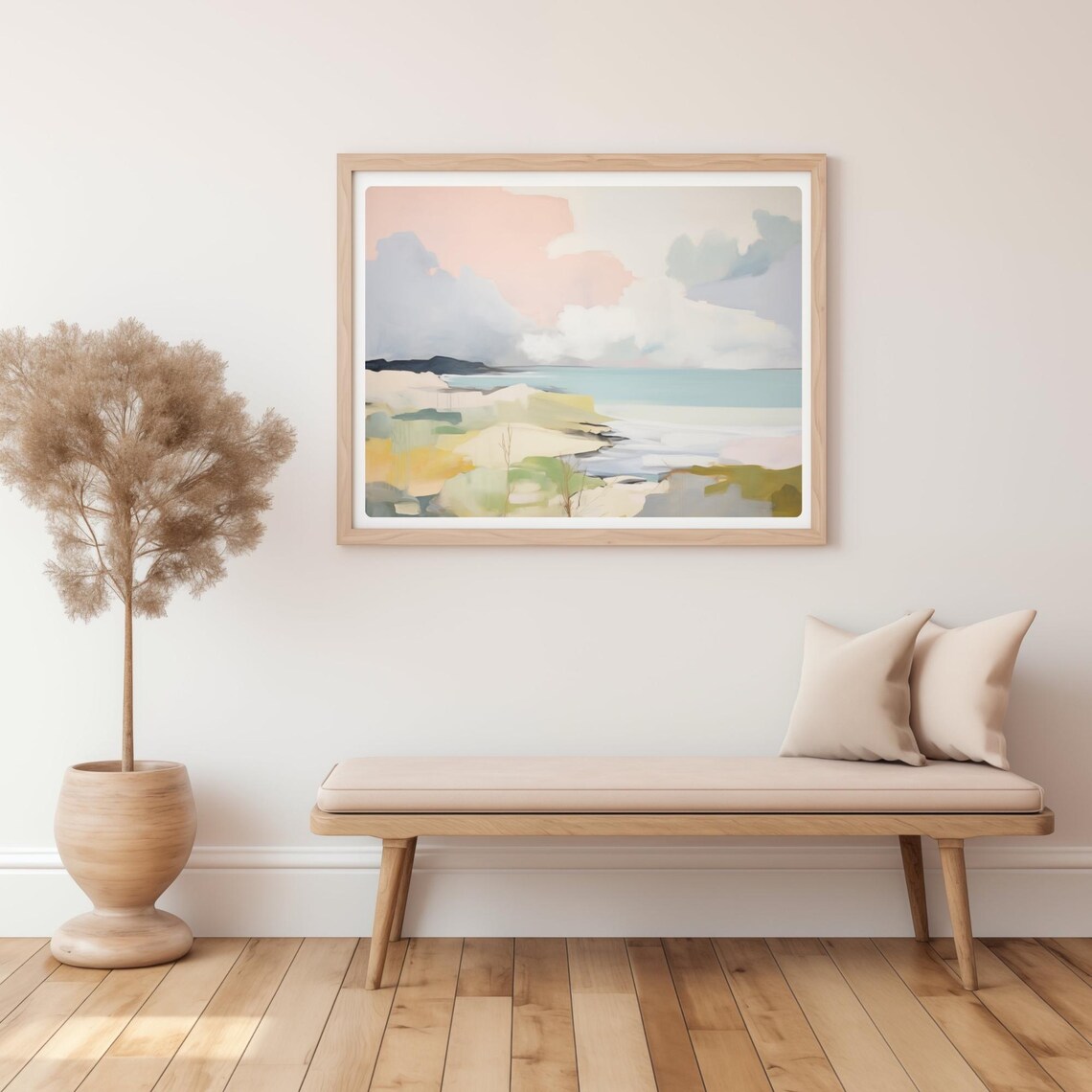 Ocean Abstract Seascape Art Print, Modern Coastal Decor - Image 3