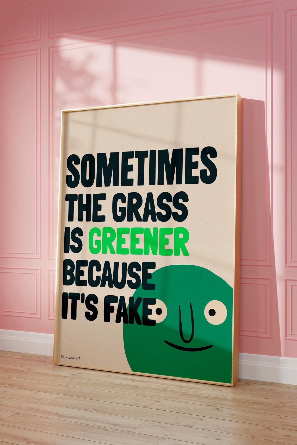 Uplifting Quote Retro Funny Wall Art, Motivational Poster - Image 2