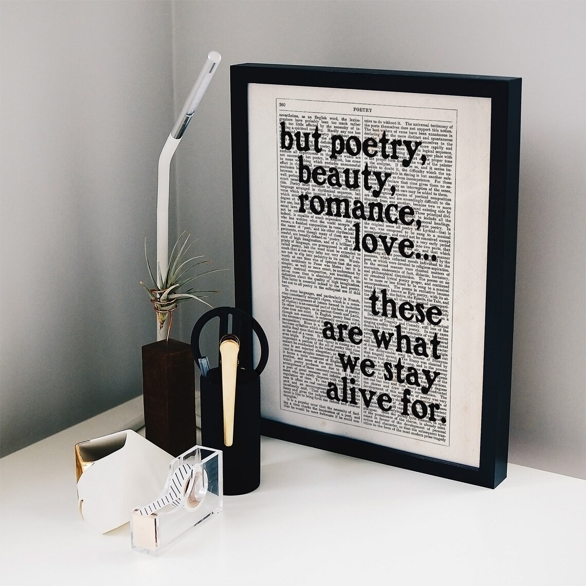 John Keating Quote, Dead Poets Society Poster Print - Image 3
