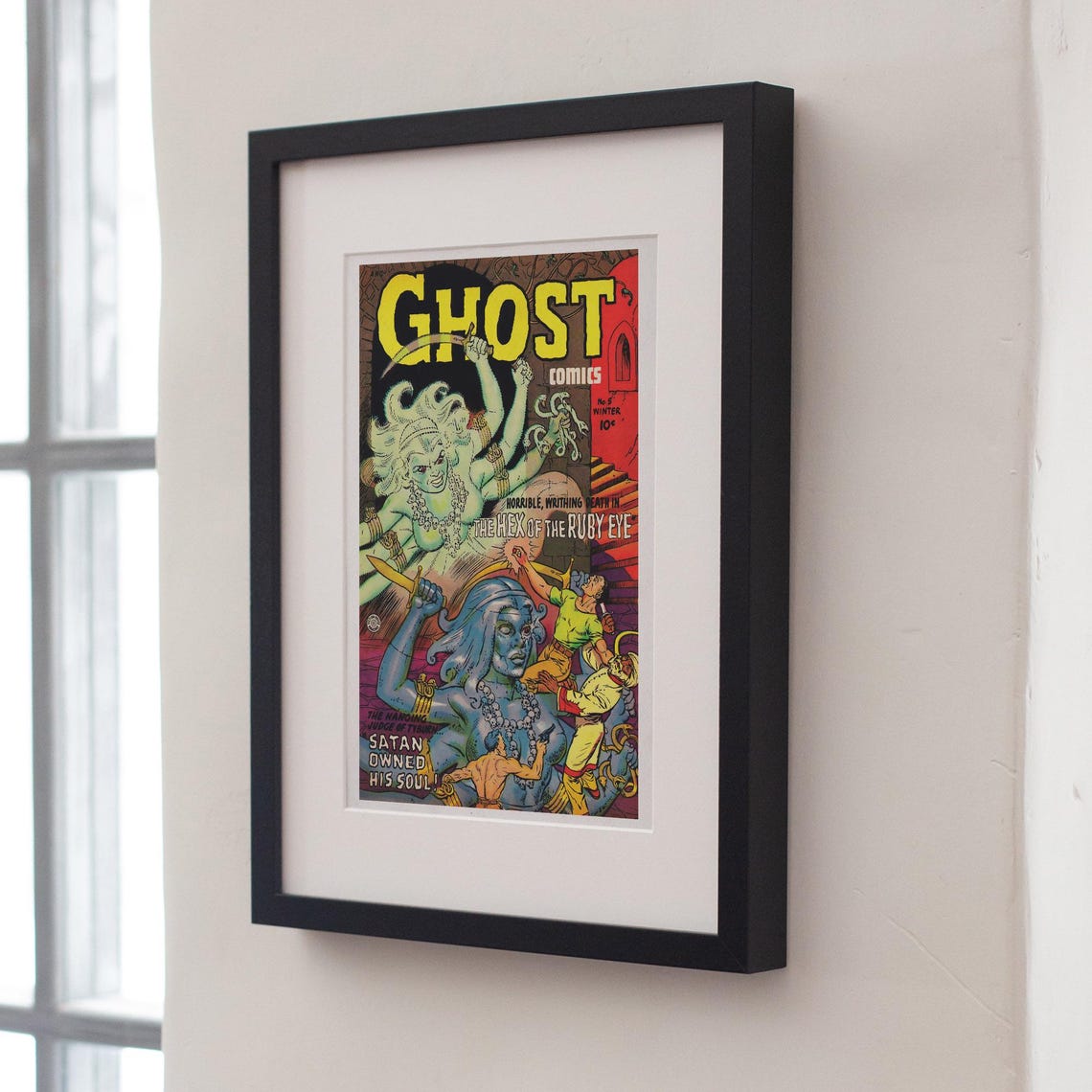 Ghost Comics No 5 Cover Winter Horror Comic Hex Of The Ruby Eye Poster - Image 4