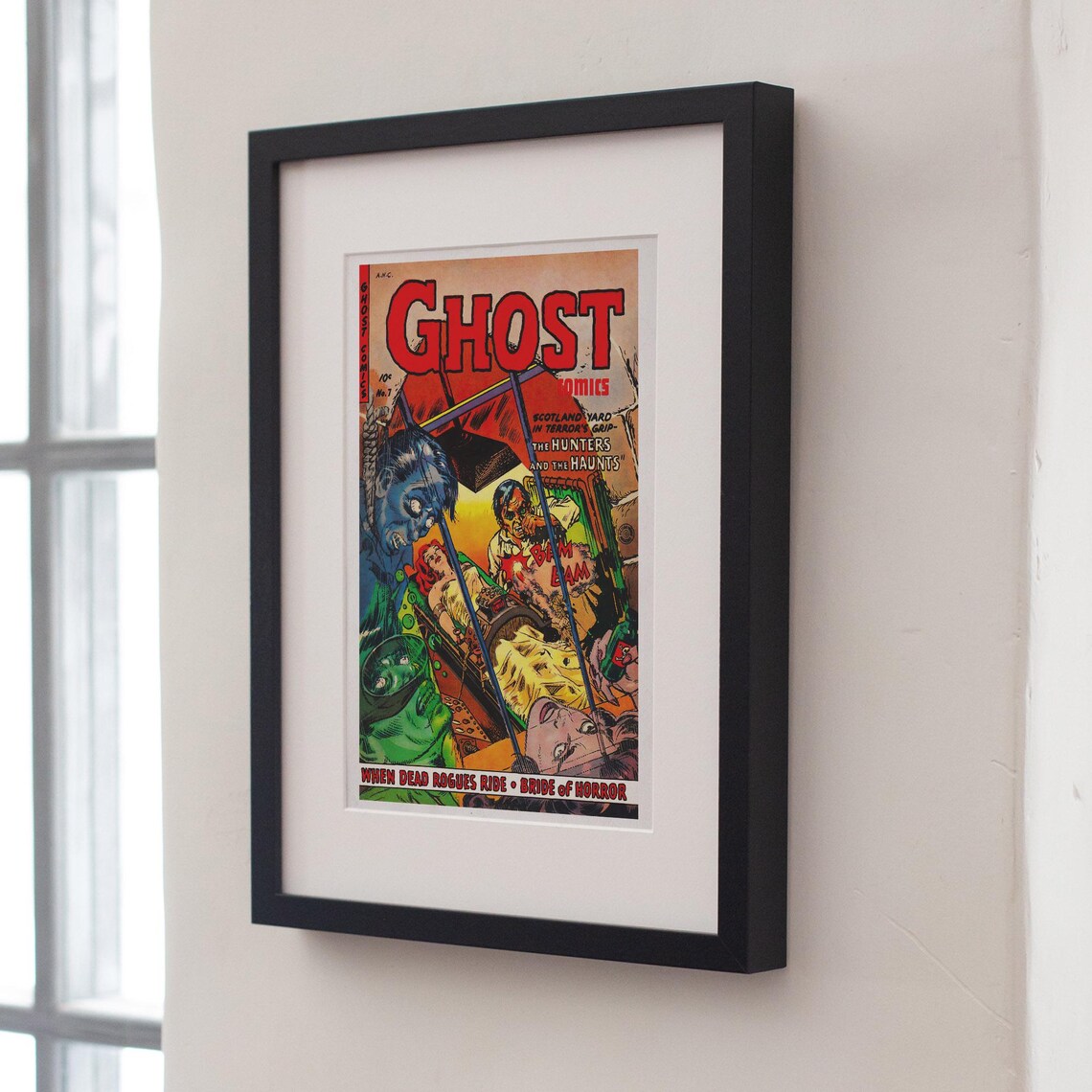 Ghost Comics No 7 Cover Bride Of Horror When Dead Rogues Ride Poster - Image 4