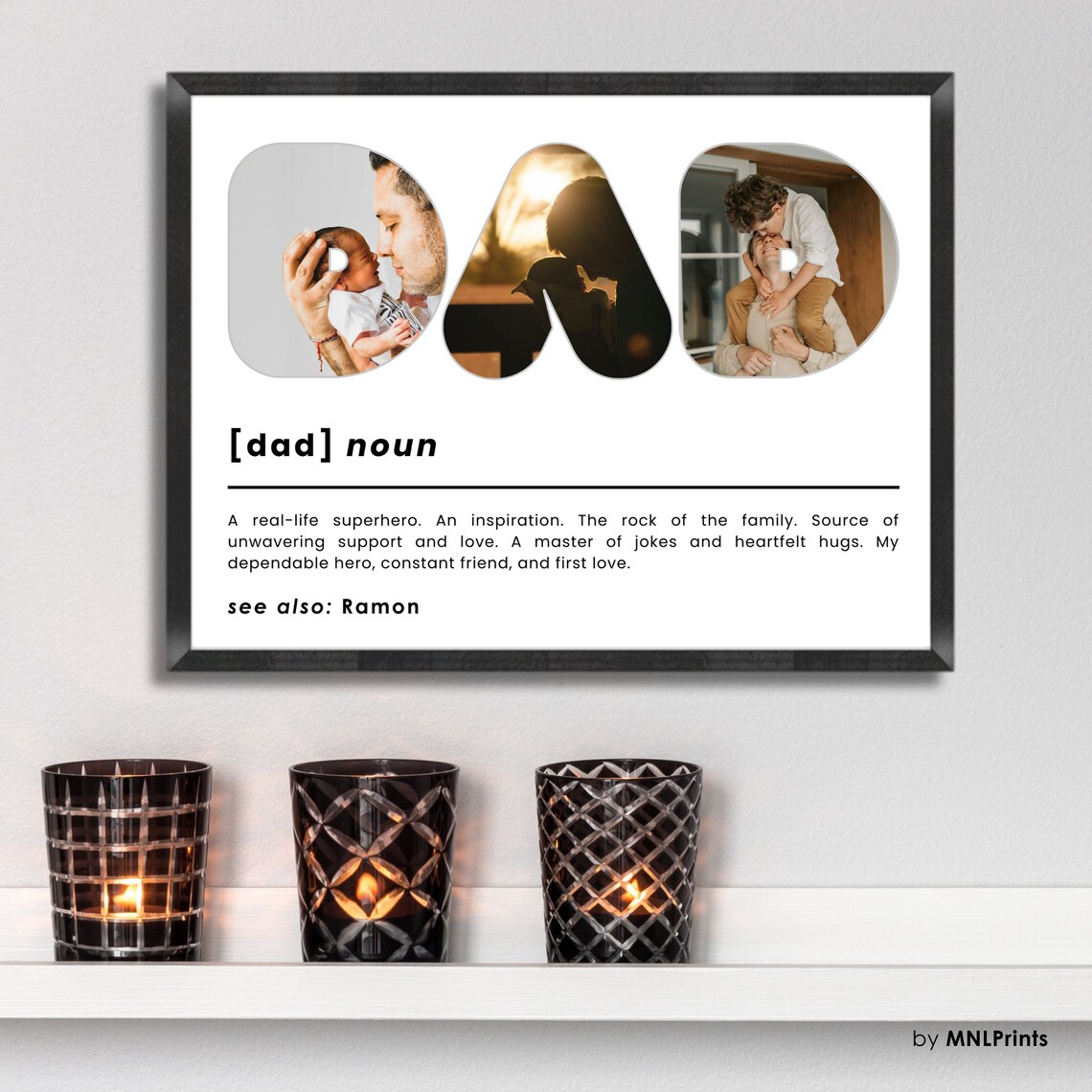 Dad Photo Collage, Father’s Day Gift - Image 2