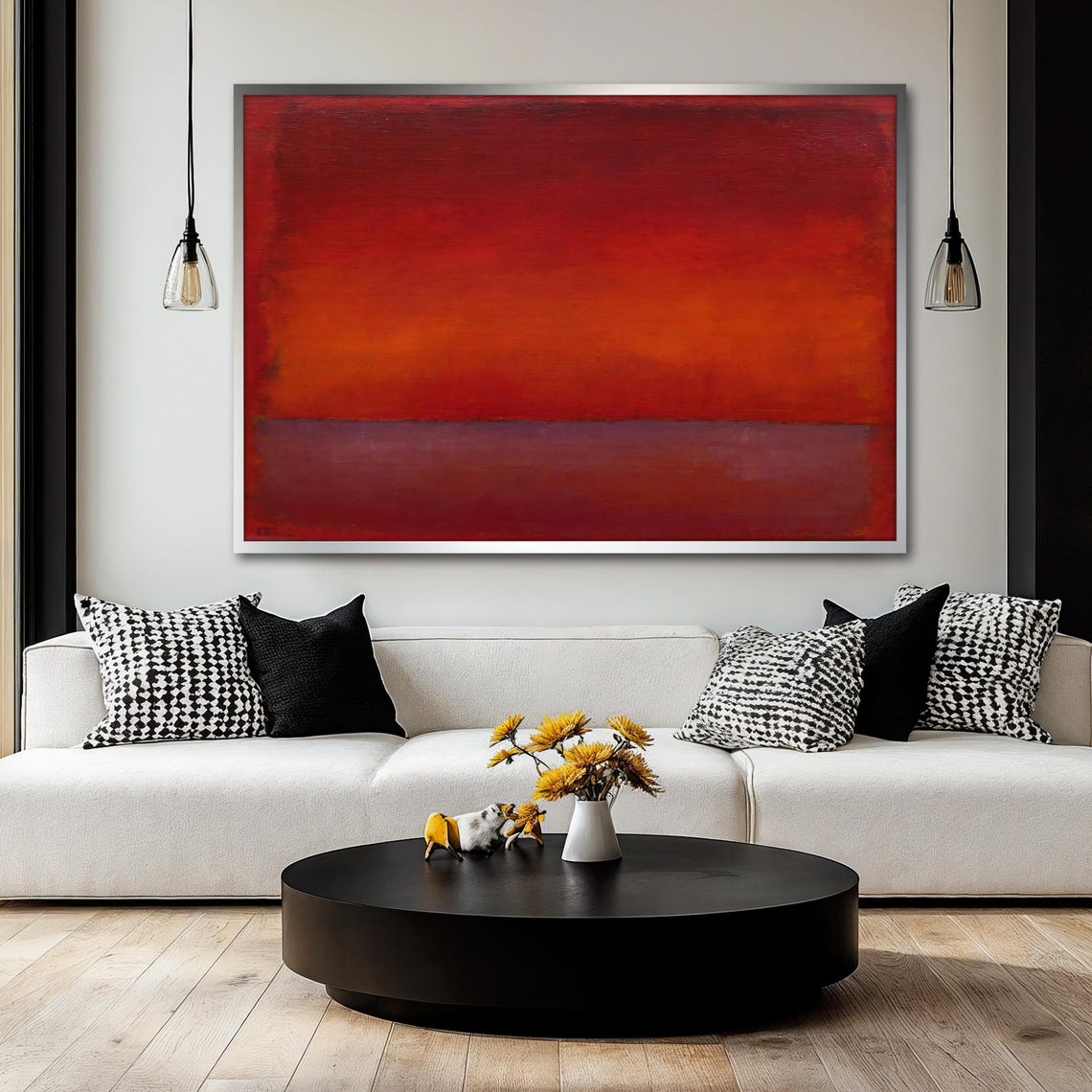 Mark Rothko Red Painting, Abstract Color Field Art Print - Image 2