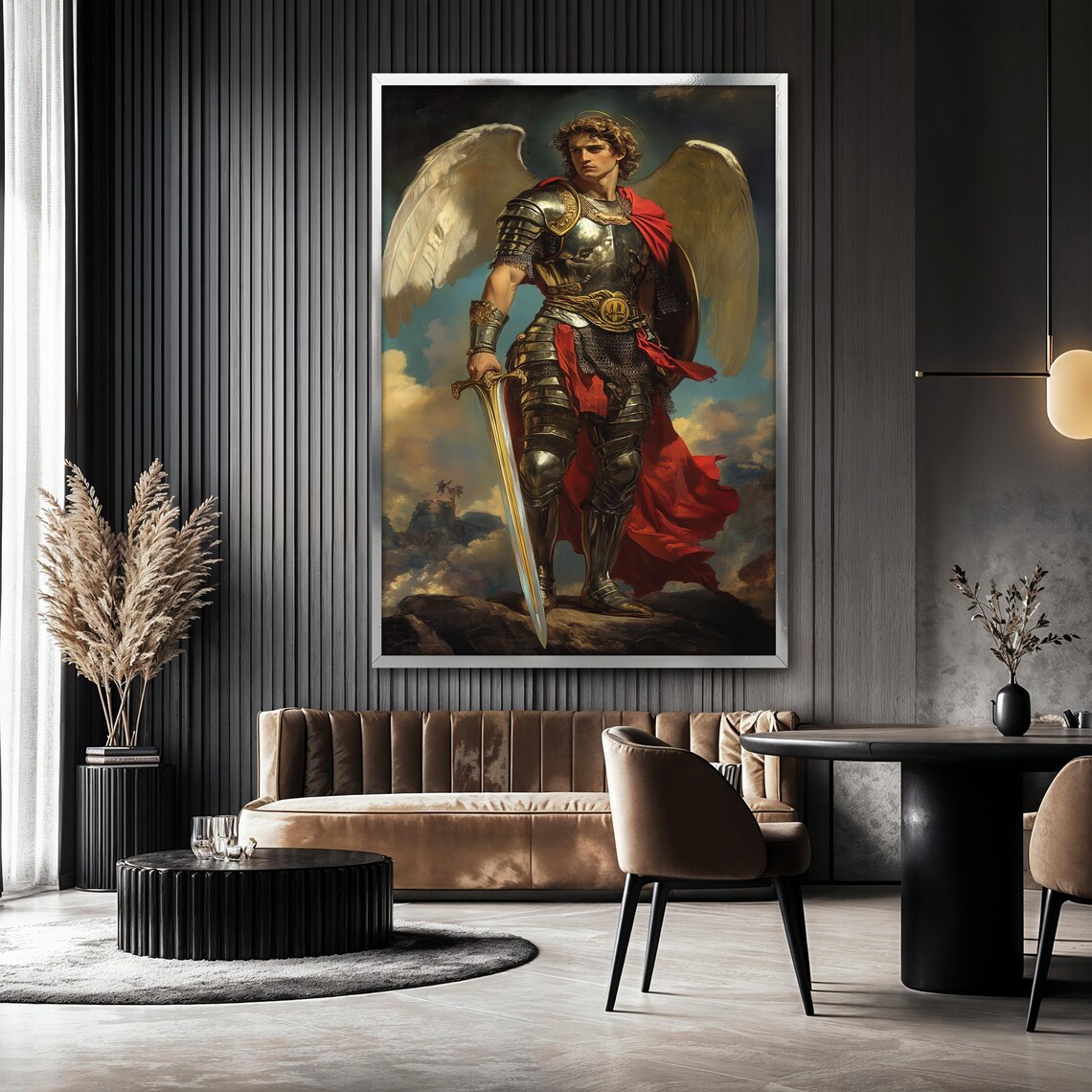 Archangel Michael Painting, Christian Wall Art - Image 2