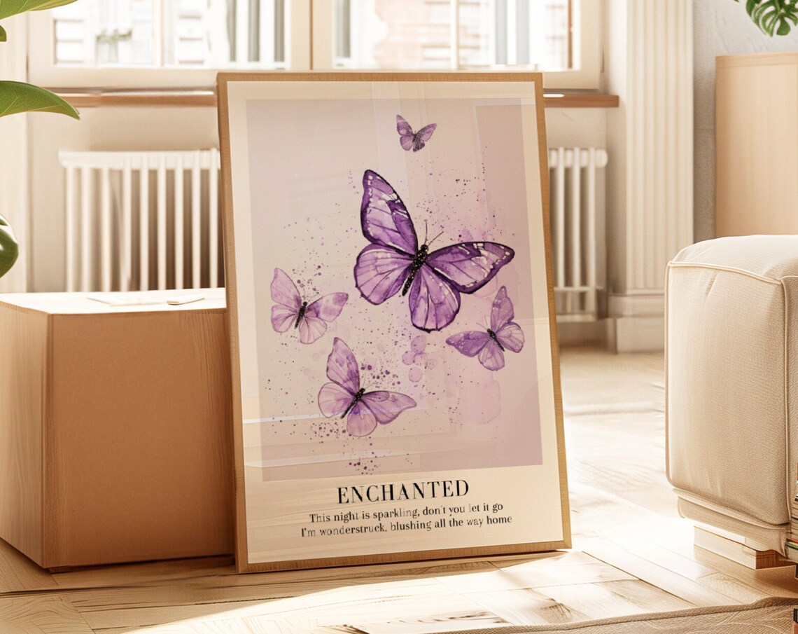 Wonderstruck Butterfly Watercolor Art Print