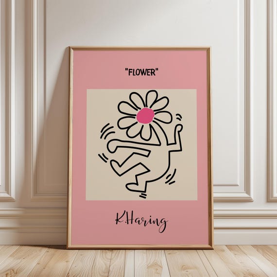 Minimalist Flower Wall Art Print