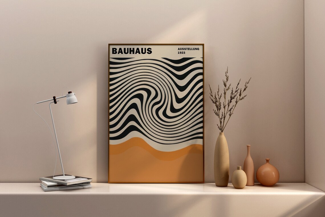 Bauhaus Exhibition Poster, Minimalist Wall Art Print - Image 2