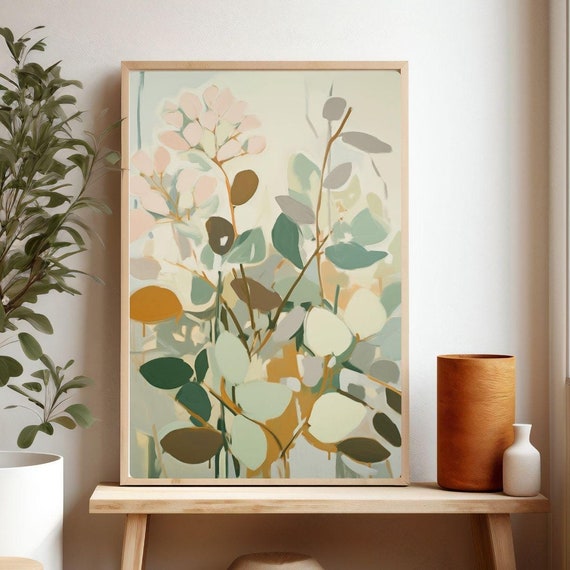 Native Australian Flowers Flower Painting Abstract Floral Wall Art Neutral Print Botanical Giclee