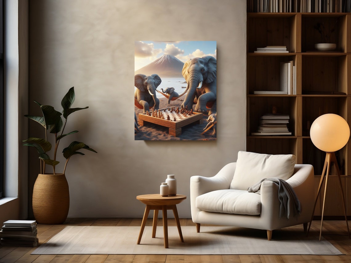Whimsical Elephants Playing Art Print - Image 2