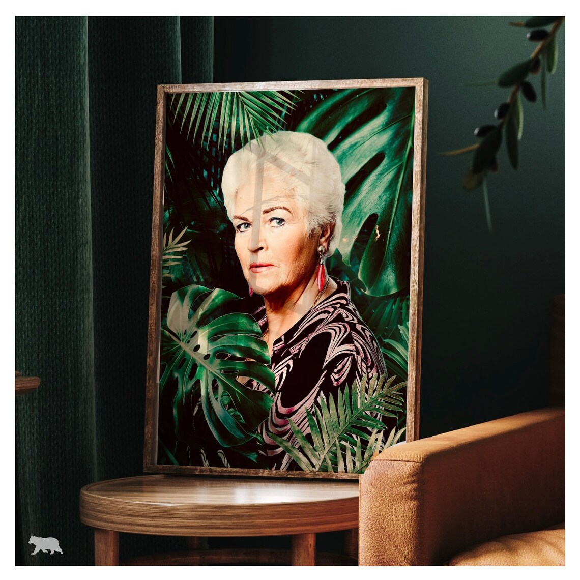Jungle Pat Butcher Funny Alternative Art Print