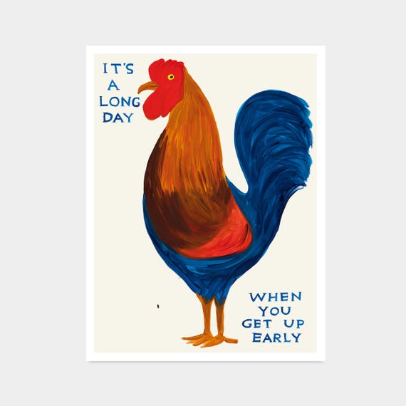It's A Long Day Art Print