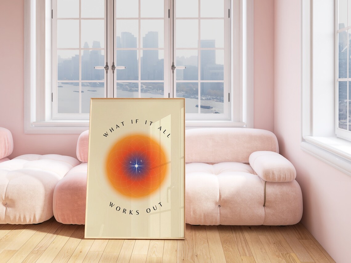 What If It All Works Out Positive Mindset Poster - Image 2