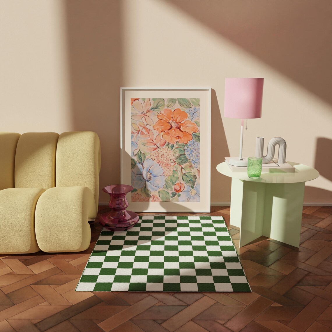 Watercolor Floral Painting Art Print, Wildflowers - Image 2
