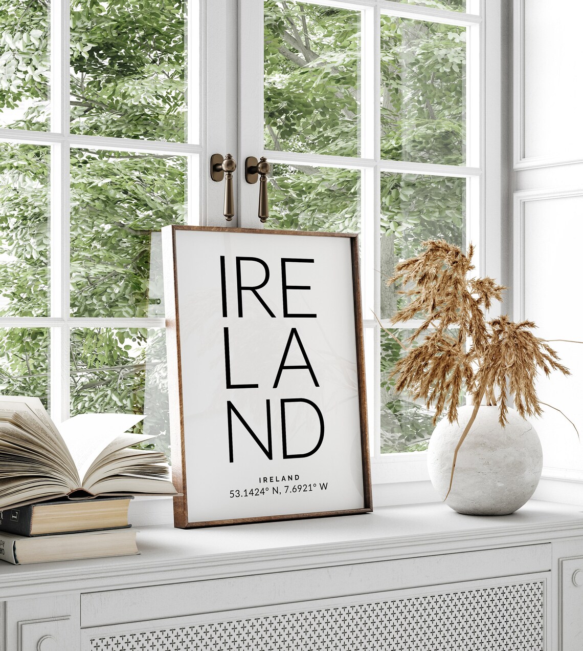 Ireland Travel Poster, Irish Coordinates Gift - Image 2