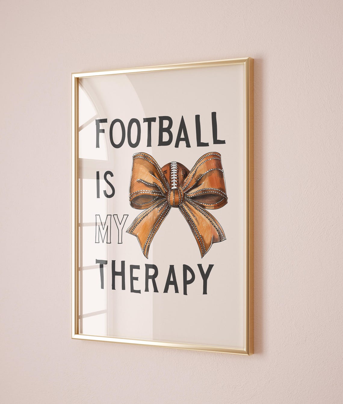 Football Prints Wall Art Football Lover Gift Fathers Day Poster Football Mom Gift Teenager Room American Football Fan - Image 2