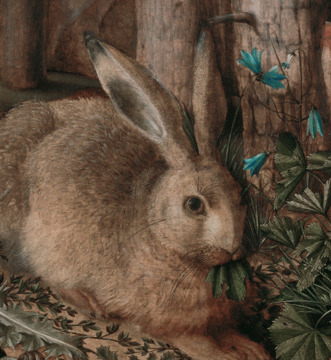 Vintage Easter Bunny Rabbits Rustic Country Art Print - Image 2