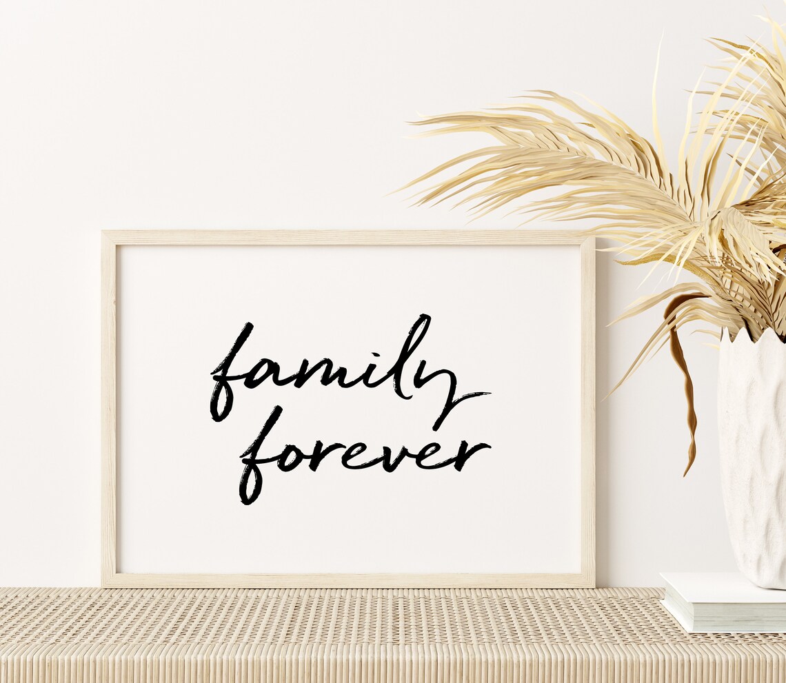 Family Forever Poster, New Home Wall Art Print - Image 2