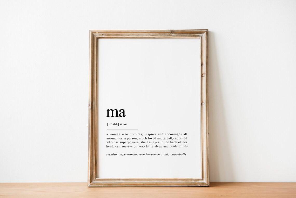 Irish Mammy Definition, Funny Mum Gift Print - Image 2