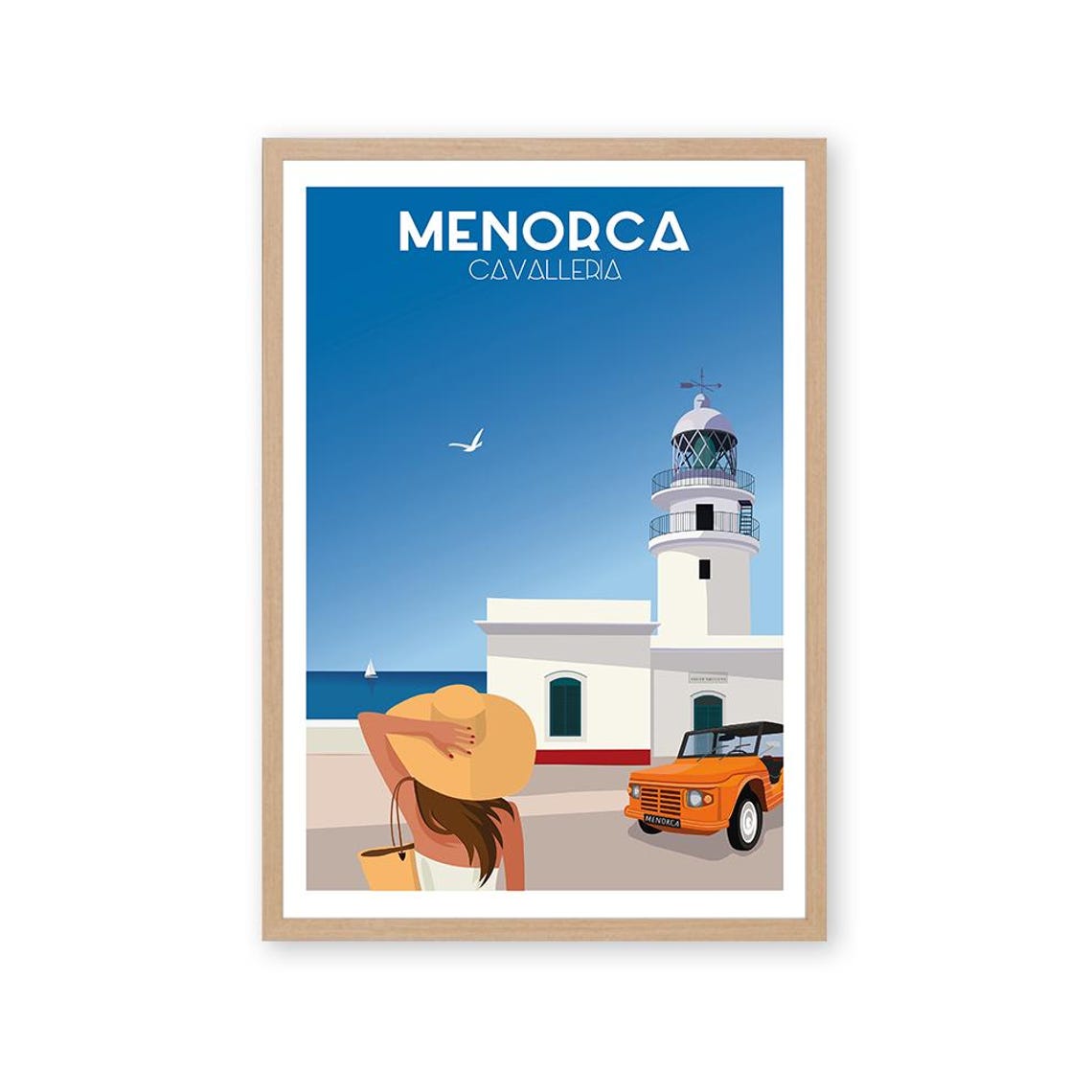 Cavalry Poster, Menorca Travel Poster