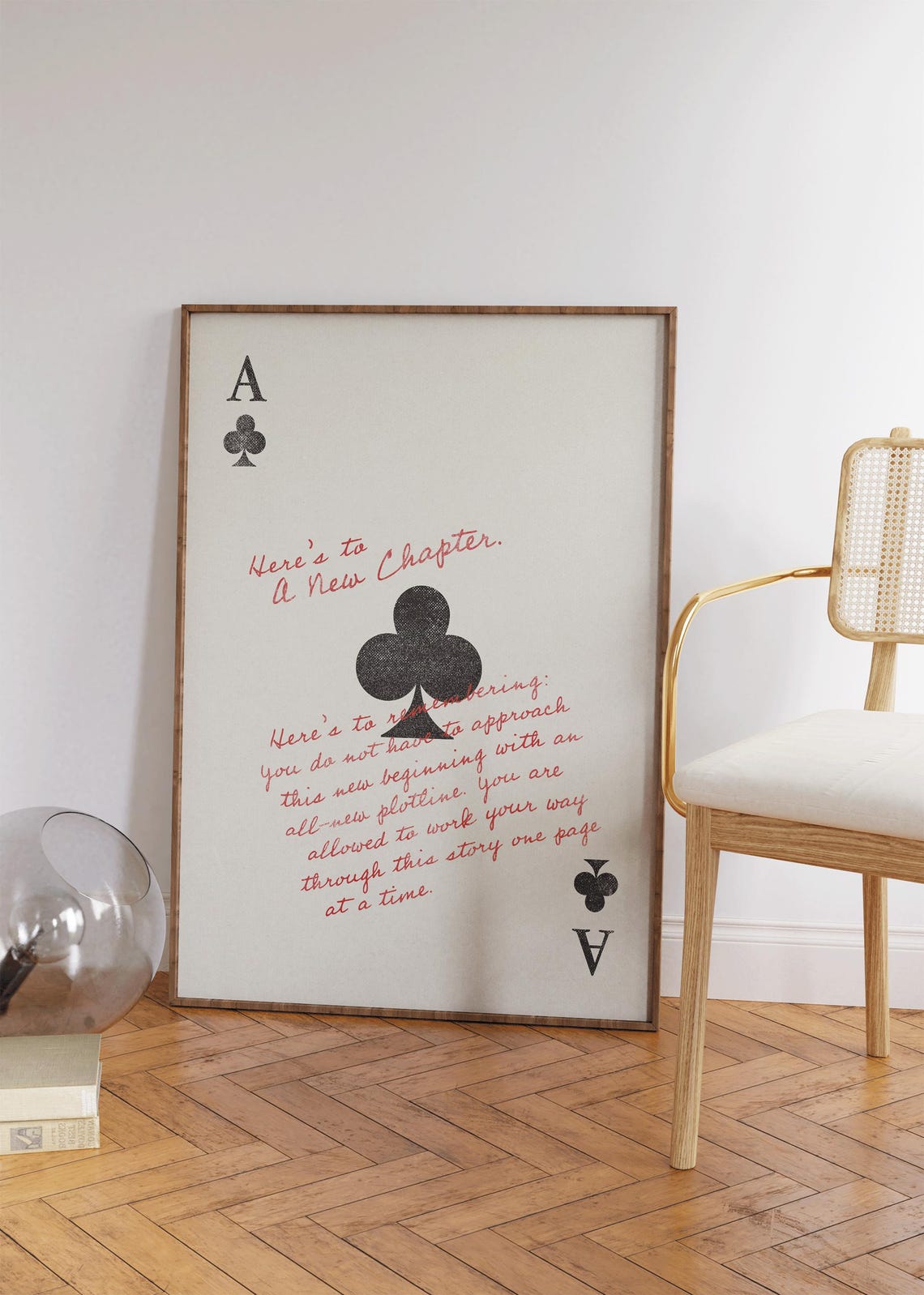 Heres To A New Chapter Print Affirmation Wall Art Positive Office Decor Inspirational Quotes Apartment Decor Cute Self Love Print - Image 3